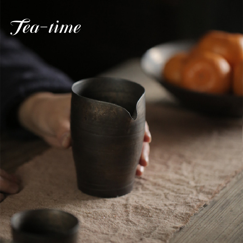 Handmade Ceramic Mug - 240Ml Tay Mỏng Lốp Trà Gốm