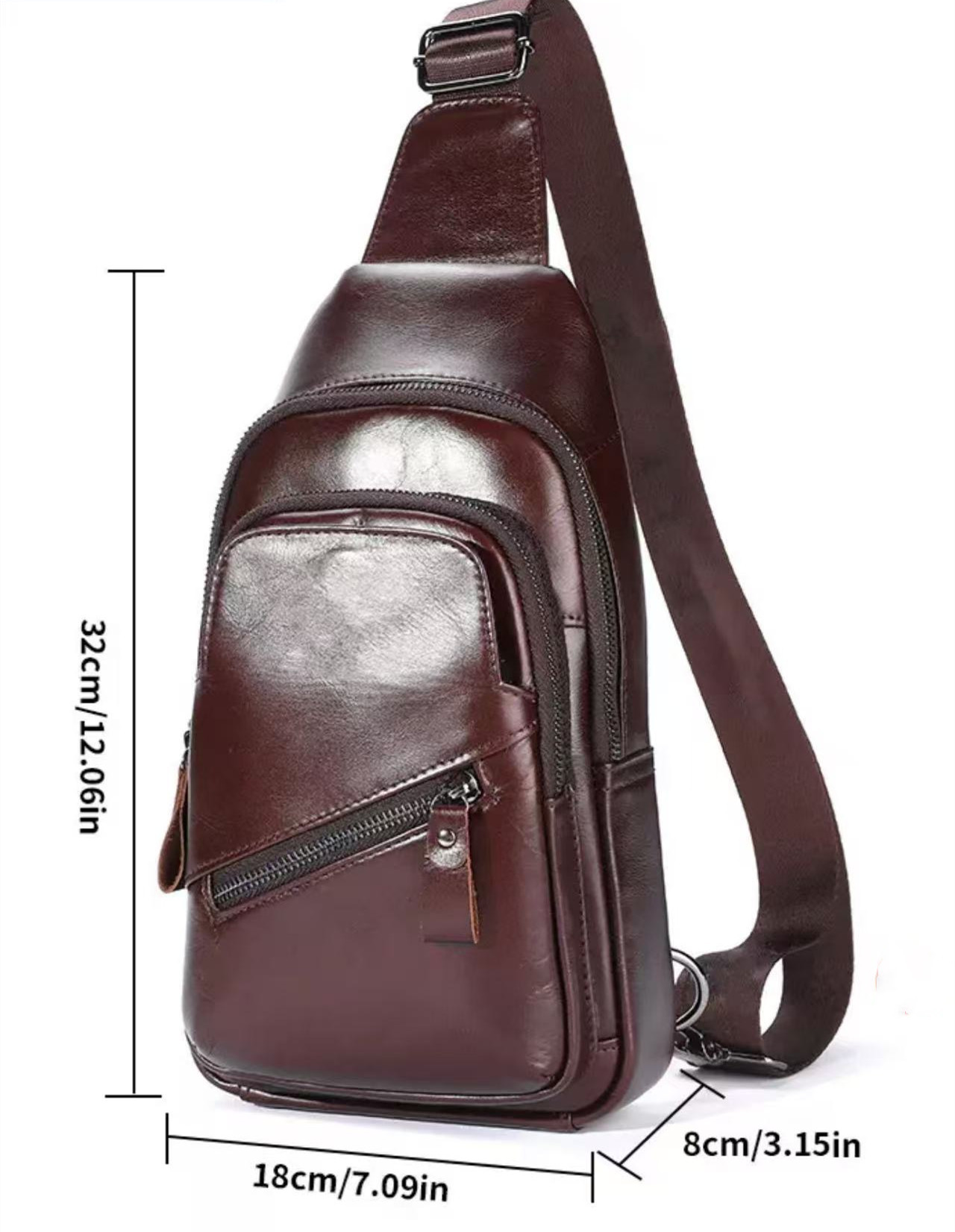 Men's Top-Grain Cowhide Chest  - đánh giá và giá Luxury Lifestyle Pack