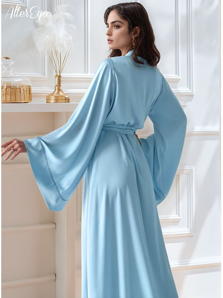 Floor Length Bridal Kimono Bei - đánh giá và giá Luxury Lifestyle Women