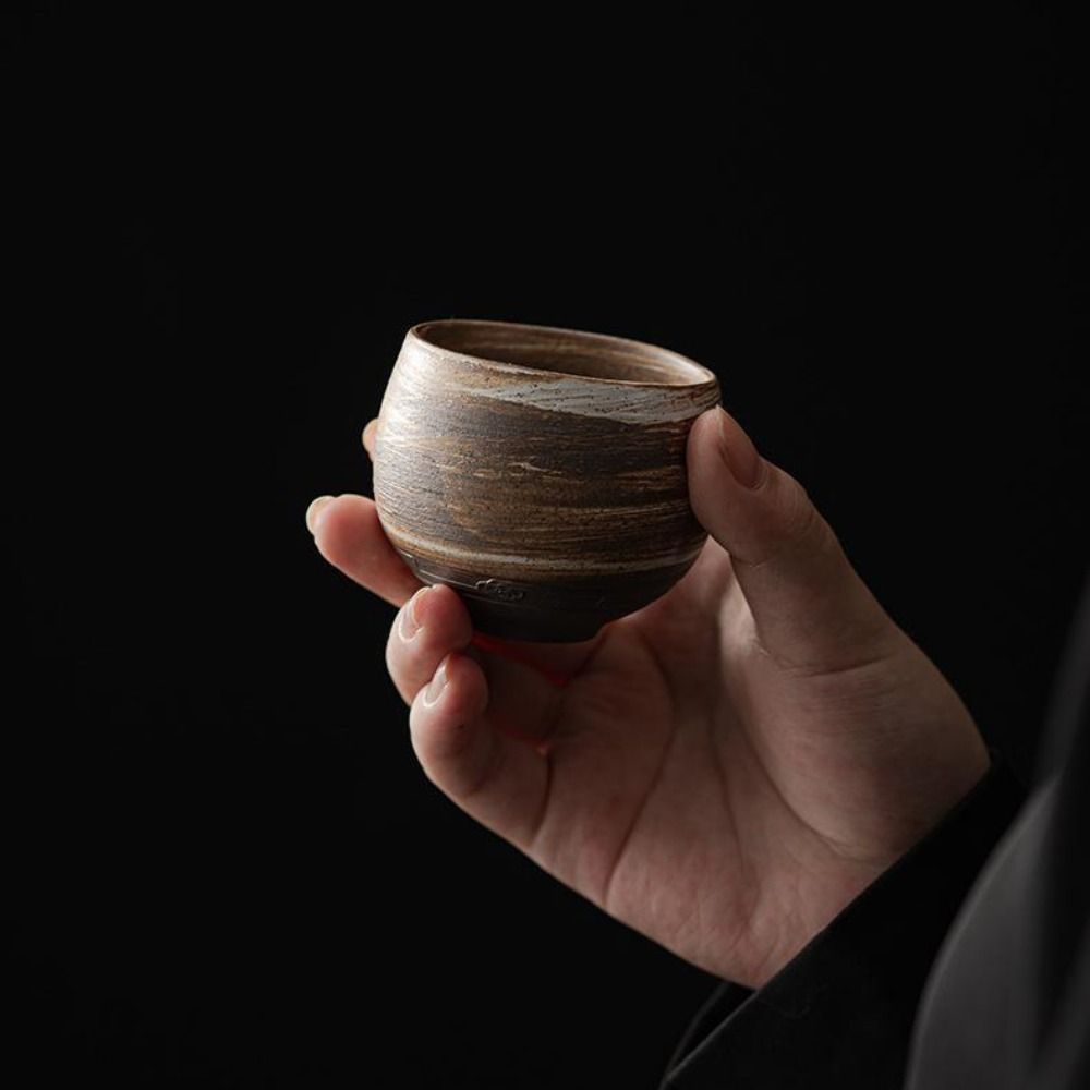 Kung Fu Tea Set Japanese Stone - đánh giá và giá Handmade Ceramic Mug