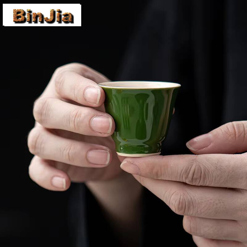 2pc/set Blackish Green Handmad - đánh giá và giá Handmade Ceramic Mug