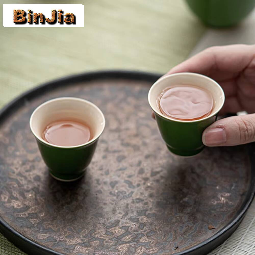 2pc/set Blackish Green Handmad - đánh giá và giá Handmade Ceramic Mug