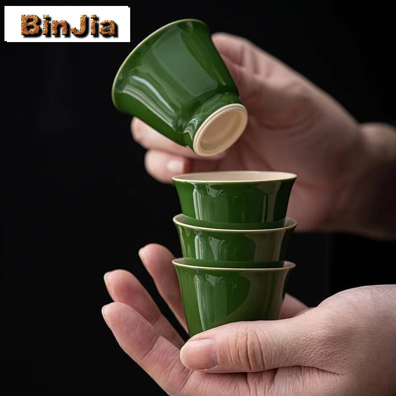 2pc/set Blackish Green Handmad - đánh giá và giá Handmade Ceramic Mug