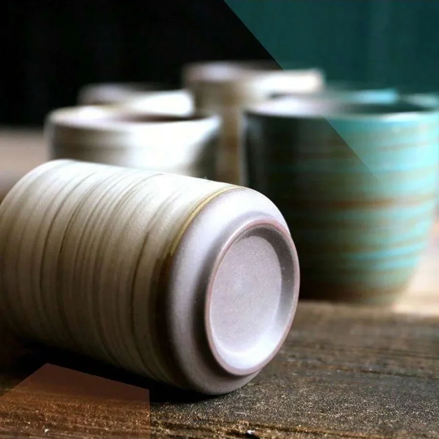 Hand-Painted Crackle Glaze Sto - đánh giá và giá Handmade Ceramic Mug